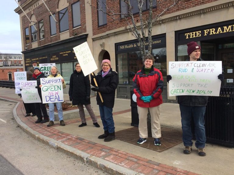 Green New Deal Protesters