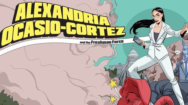 Alexandria Ocasio Cortez Comic