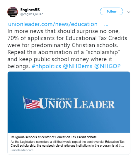 Democrat Wendy Thomas Likes Tweet