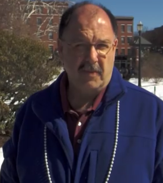 John Burt wearing assault pearls