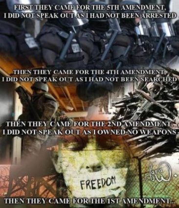 First they came for the 5th amendment