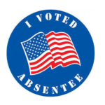 I voted Absentee