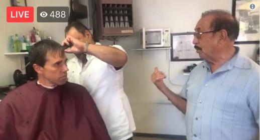 Beto gets a hair cut