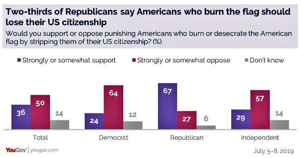 YouGov Flag Burning Poll
