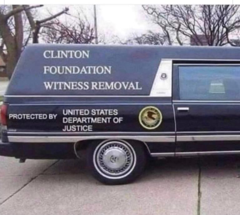 Clinton Witness Removal Hearse