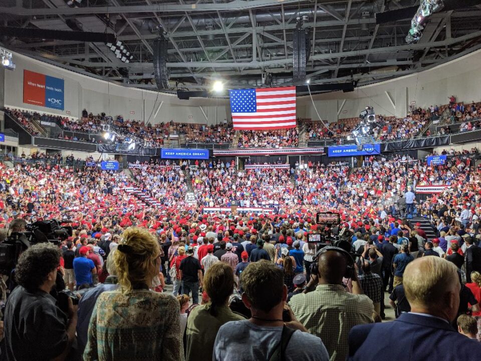 Trump Manchester Rally Pic