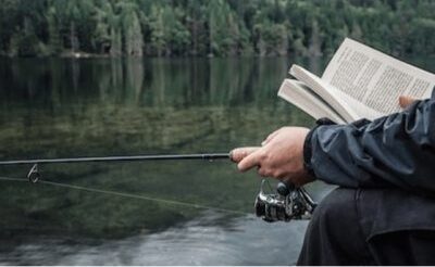 fishing and reading