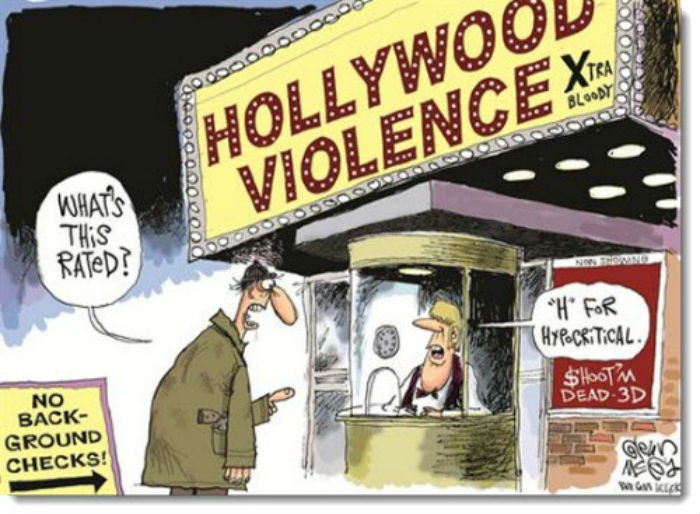 Hollywood Hypocrites Gun Violence shooting