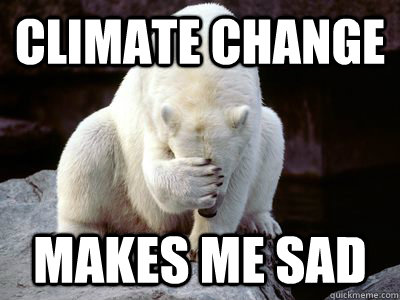 Polar Bear Climate change makes me sad