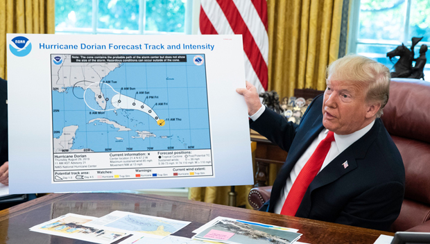 Trump Dorian Path Alabama