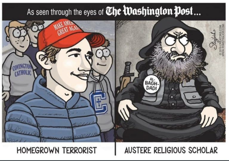 WashPo religion perception ISIS Sandmann