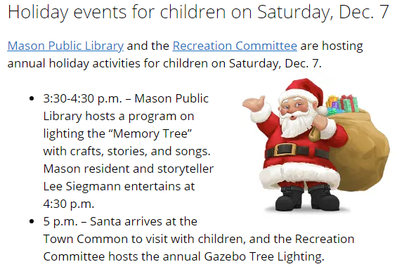 Mason NH Memory Tree