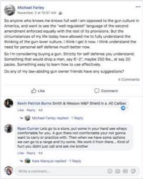 Michael Farley Veiled threat