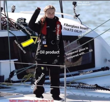 Greta Oil everywhere