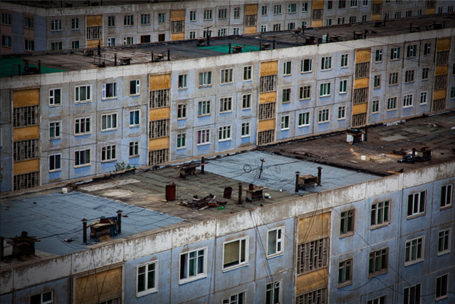Soviet-style multi-family High density housing
