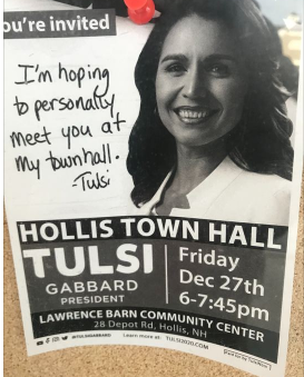 Tusi Hollis Town hall