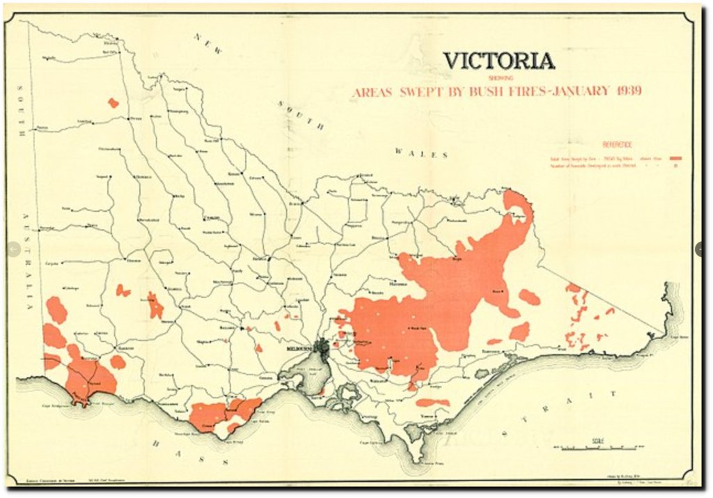 Australia fires 1939