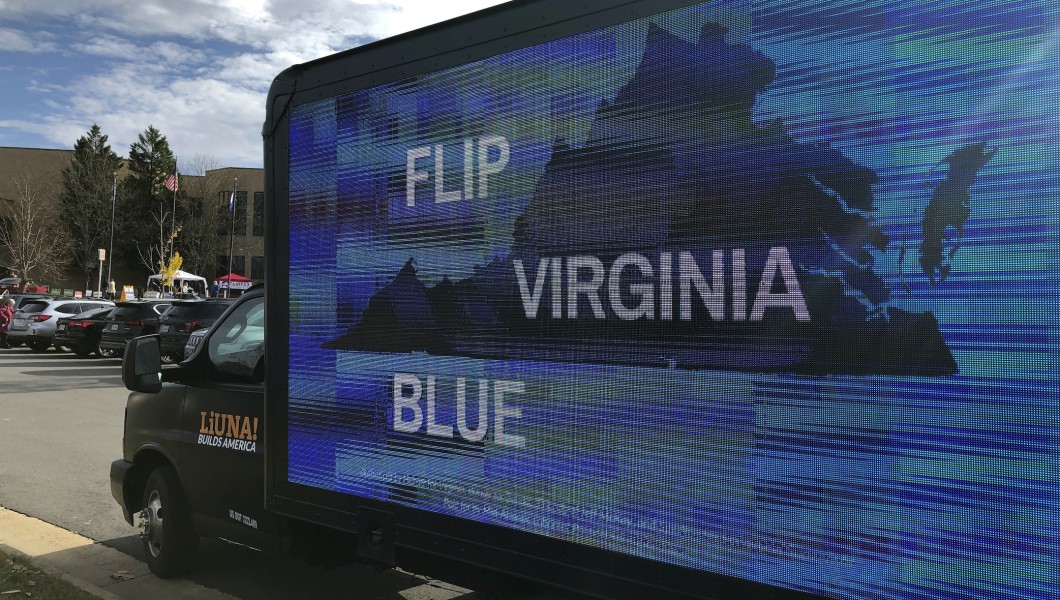 Flip Virginia BLue