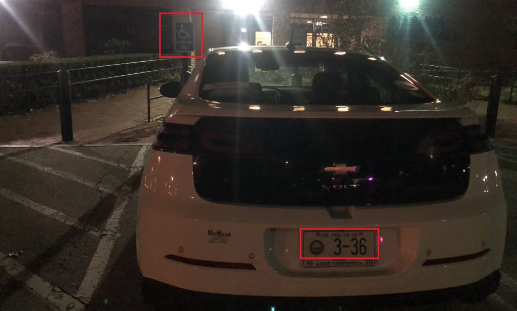 Jan Schmidt in handicap parking 2