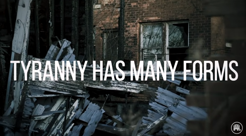 RNC video Power Screen grab Tyranny has many forms