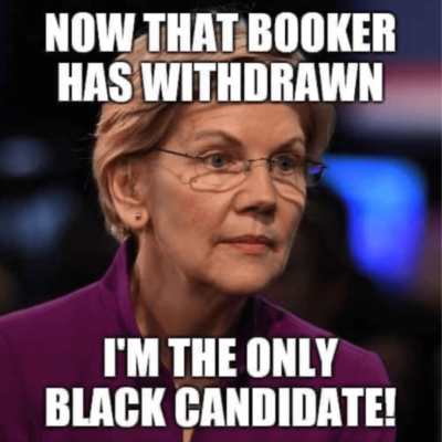 Elizabeth Warren is black?