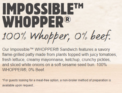Wheres the beef in Impossible Burger