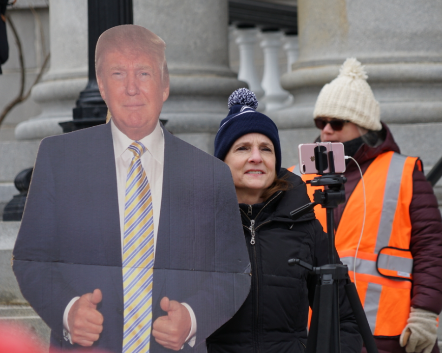 Trumpt at Women's March in Concord