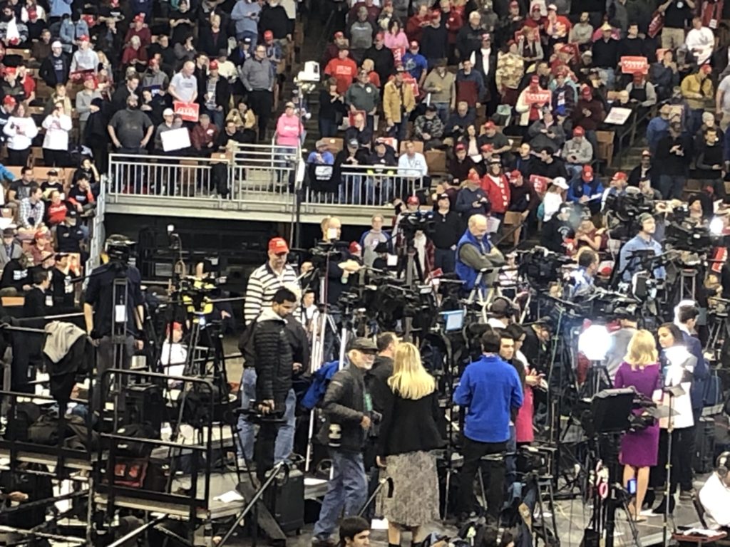 Skip at the Trump Rally