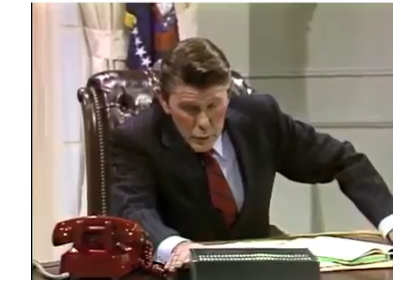 Johnny Carson Ronald Reagan