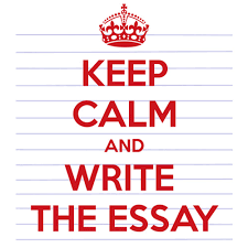 Keep calm and write the essay