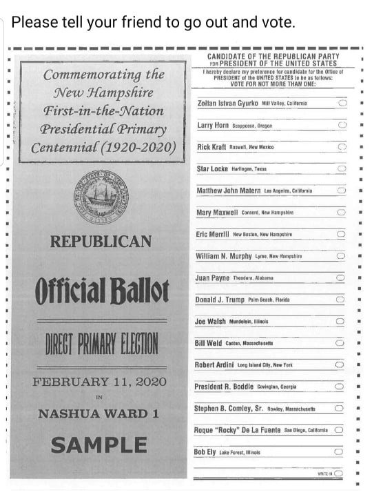 Sample Ballot