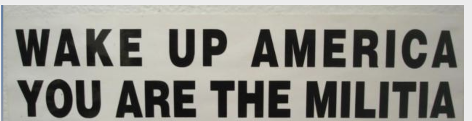 You are the Militia