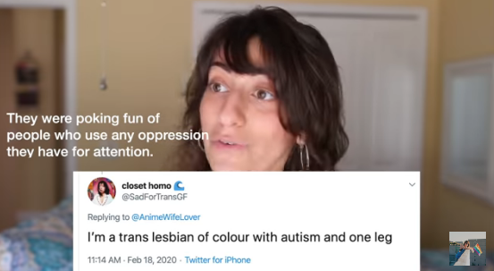 Lesbian YouTuber leaves the left