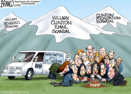 Branco WaPo Cartoon Hillary Trump