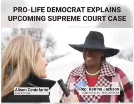Pro life dem Katrina Jackson
