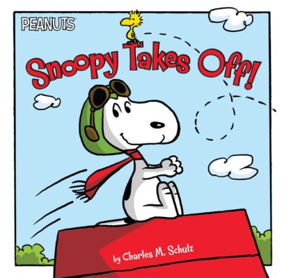 Snoopy takes off