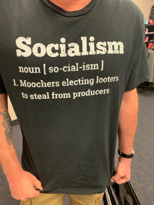 Socialism takers moochers looters