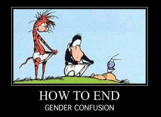 How to end gender confusion