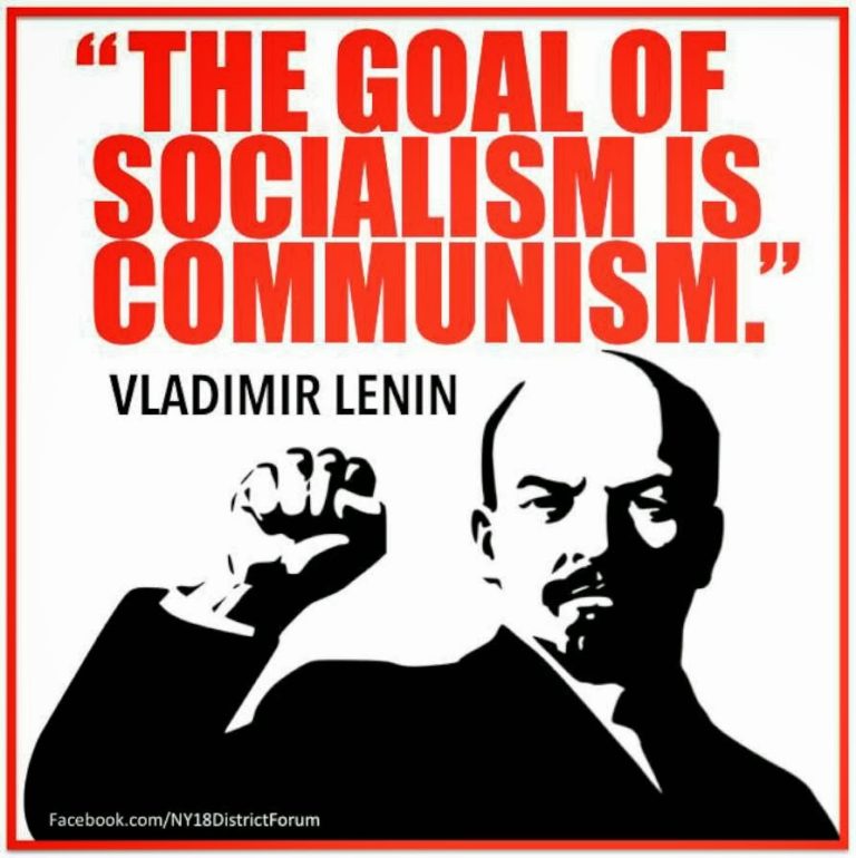 The goal of socialism is communism