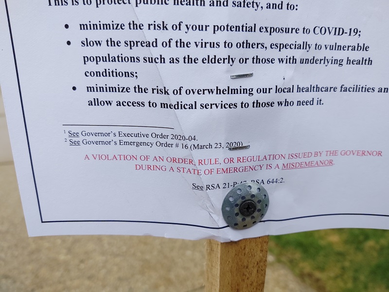 ReOpenNH - Misdemeanor