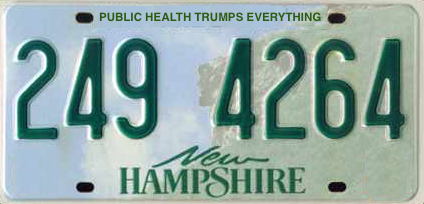 new plates clean -Public Health Trumps everything