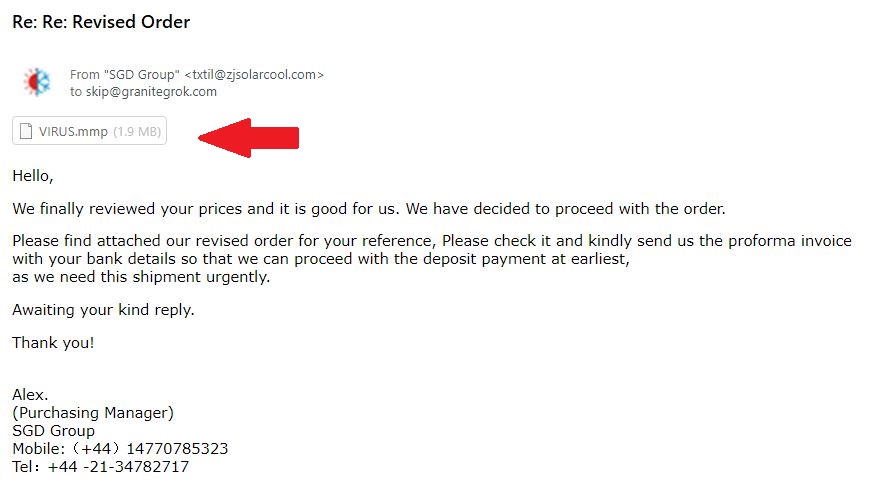 Blatant Virus 2 Payload