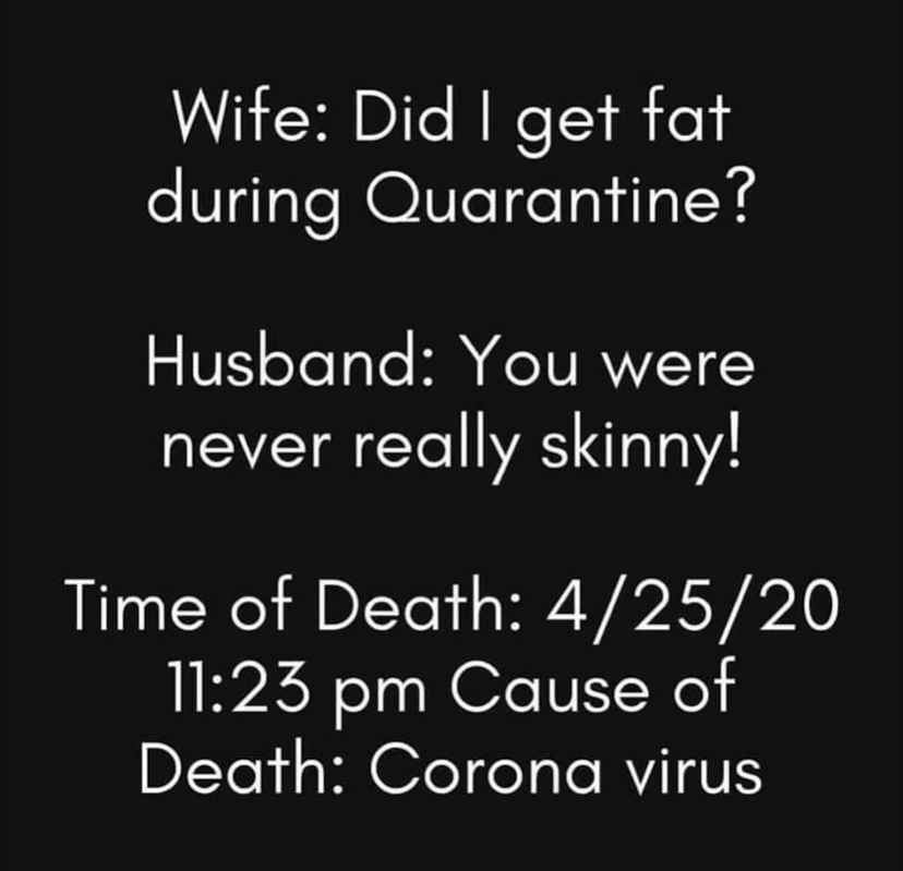 Fat never skinny cause of death