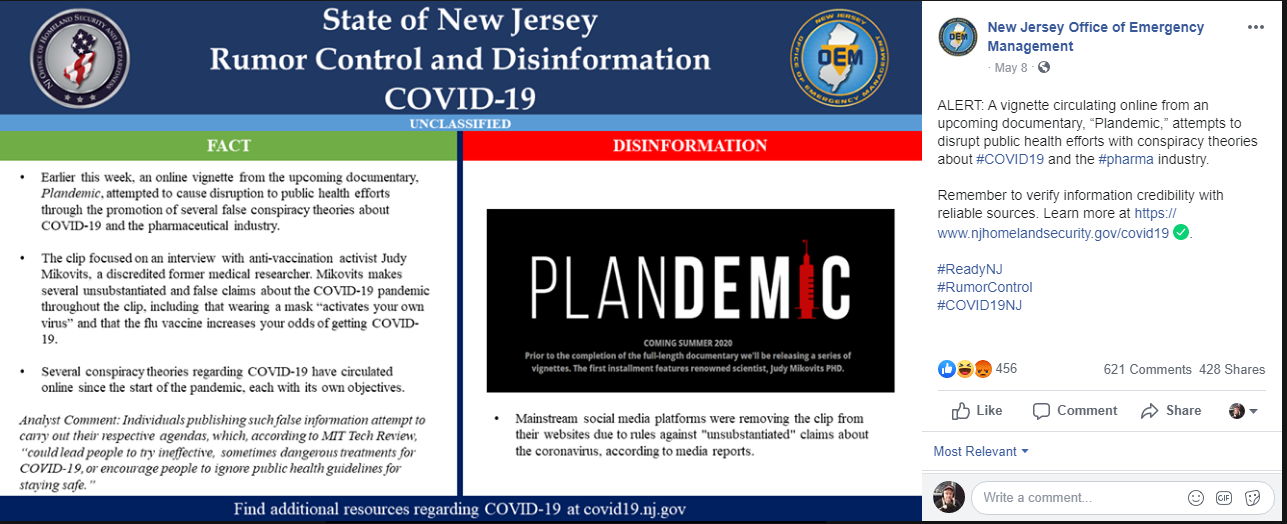 NJ Disinformation - FB