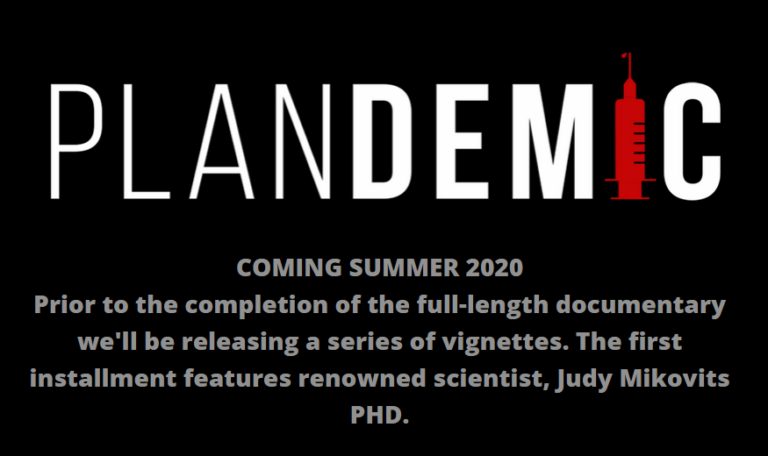 Plandemic Web Site Page Header