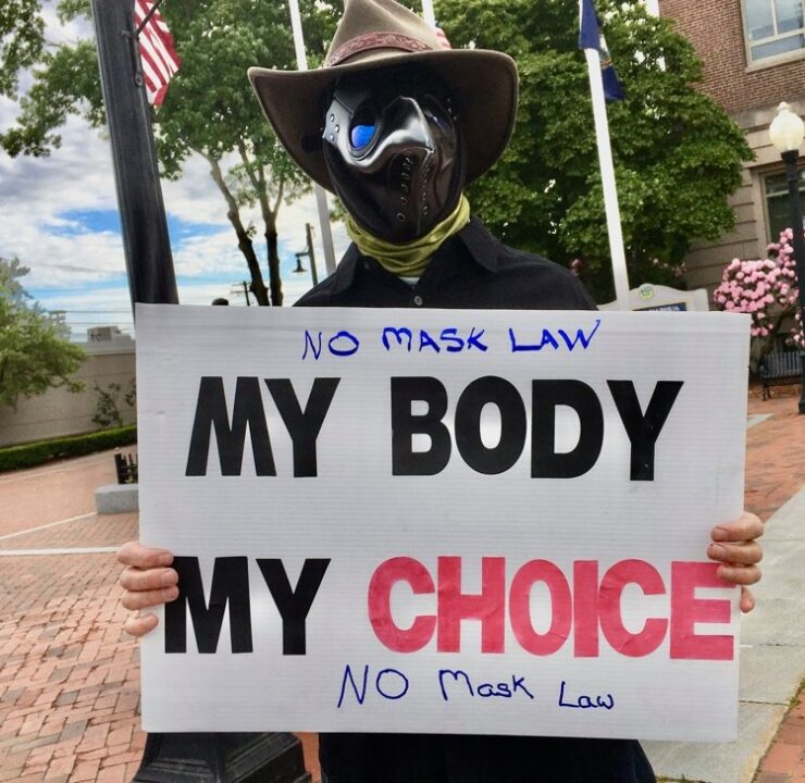 My Body My Choice No Mask Law