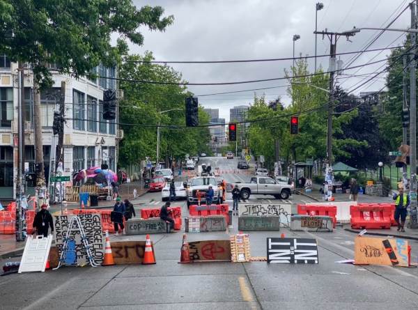 CHAZ City 206 Wikicommons - The Seattle Autonomous Zone