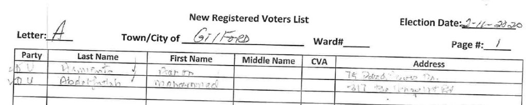 Pres Primary Same Day Registration illegible