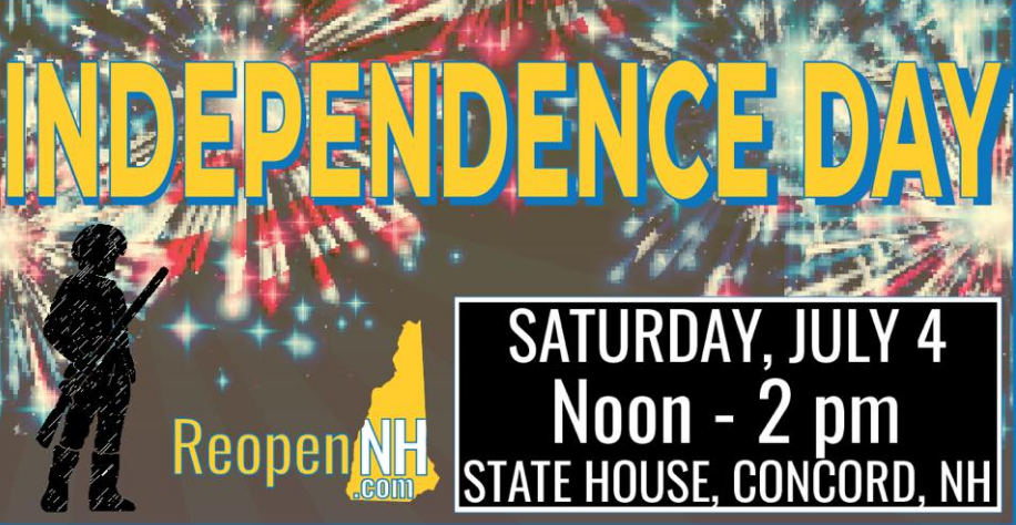 Reopen NH Independence Day Rally