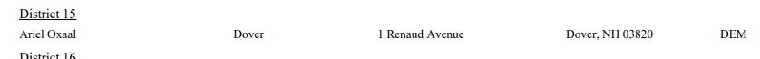 SOS - Ariel Oxaal signup Strafford-15 - Dover Ward 3
